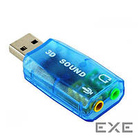 Звуковая плата Atcom USB-sound card (5.1) 3D sound (Windows 7 ready) (7807)