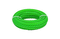 Волосінь для тримера MASTERTOOL КВАДРАТ КРУЧНИЙ 2,70 мм 15 м 19-1227