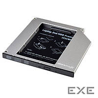 Фрейм-переходник Grand-X HDD 2.5" to notebook 12.7 mm ODD SATA/mSATA (HDC-25N)