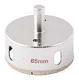 Свердло трубчасте GRANITE з алмазним напиленням для скла та плитки 65 мм 2-01-265, фото 3