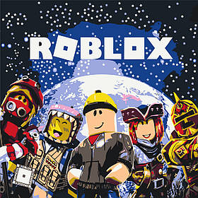 Картина за номерами Roblox роботи (роблокс) 30*30 см Орігамі LW 21832