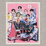 Картина за номерами Аніме. K-Pop. Enhypenу (енхайпен) 40*50 см Орігамі LW 3292 pbn-a, фото 3