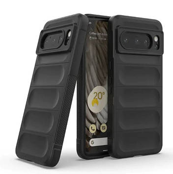 Протиударний чохол Ribber для Google Pixel 8 Pro, Silicone Cover, чорний