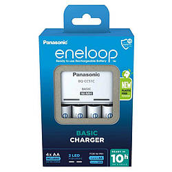 PANASONIC Eneloop BQ-CC51E Зарядний пристрій для акумуляторів AA/AAA+4хAA1900mAh