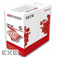 Кабель сетевой HikVision UTP 305м cat.5e, CU, 4*2*0,5мм (DS-1LN5E-S)