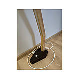 Світильник на підлогу з дерева ручної роботи. Торшер, фото 3