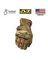 Перчатки сенсорные Mechanix Fastfit Multicam,тактические комфортные штурмовые рукавички НАТО мультикам для ВСУ