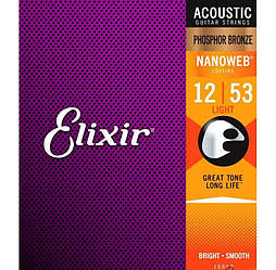 ELIXIR 16052 PB NW L Струни для акустичної гітари .012-.053