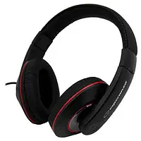 Наушники проводные Esperanza Headset EH121 5м Black