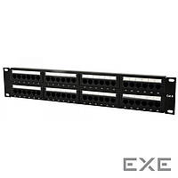 Патч-панель 19" 48xRJ-45 UTP cat.6, 2U, тип 110 Cablexpert (NPP-C648CM-001)