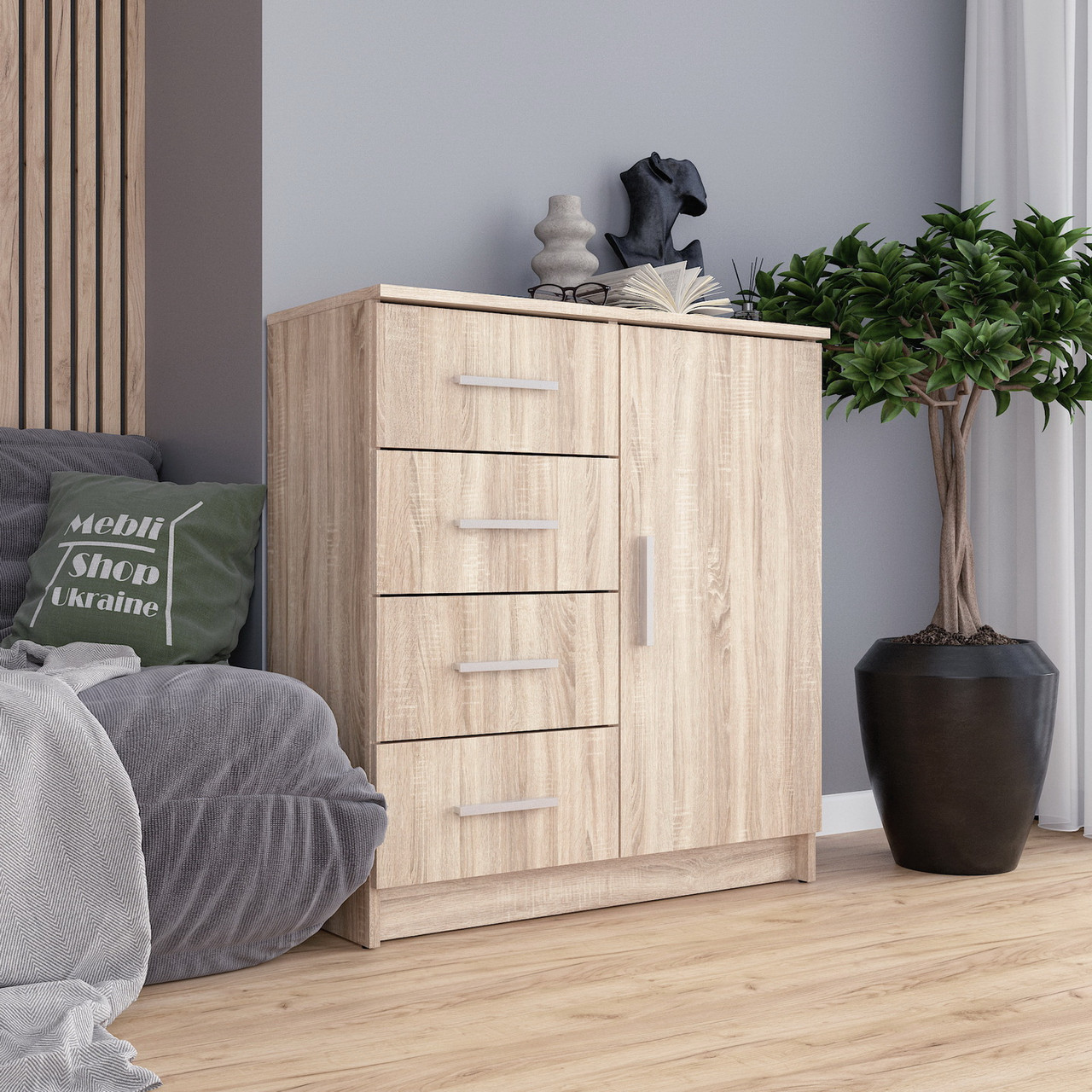 Комод с ящиками и дверью: продажа, цена в Белой Церкви. Комоды от ...