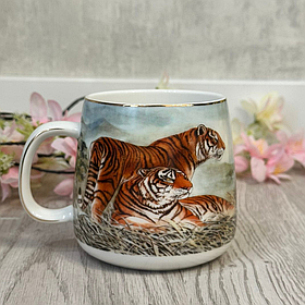 Порцелянова чашка з Тиграми 400 мл
