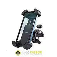 Велотримач для мобільного Usams US-ZJ064 Cycling Shockproof Phone Holder Black