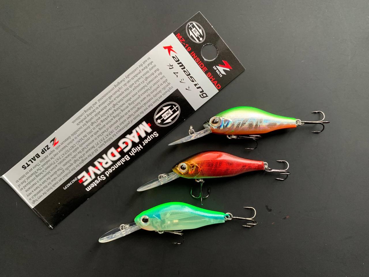 Набір Воблерів Fishing Khamsin Jr SP-DR (4,2 гр, 50 мм, 1,0-1,5 м) (Набір 3шт), фото 1