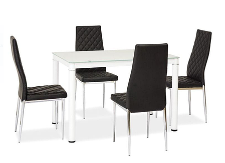 Стіл GALANT білий/білий каркас 100*60, фото 2