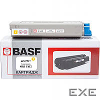 Тонер-картридж BASF OKI C612/ 46507517 Yellow (KT-46507517)