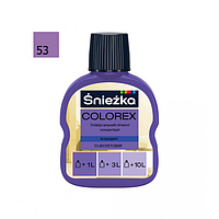Фарбник Снєжка (Sniezka) Colorex №53 (фіолетовий) 100 мл