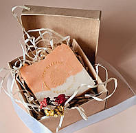 ЭКО мыло: с куркумой и ароматом лемонграсса в подарочной коробке