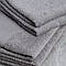 Рушник махровий Ідеал TM IDEIA 70х140 см сірий, фото 4