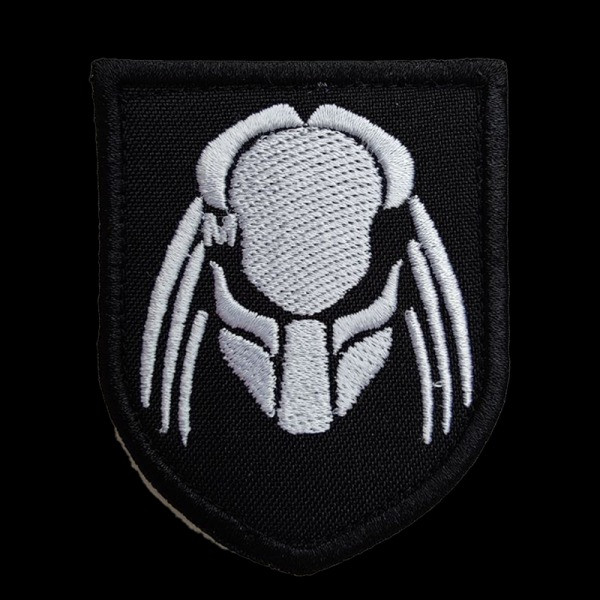 Шеврон PATCH ПАТРІОТ "Хижак" чорний, 60x75мм