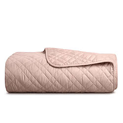 Покривало на ліжко диван 220х240 см IDEIA стьобане двостороннє якісна стібка мікрофібра беж