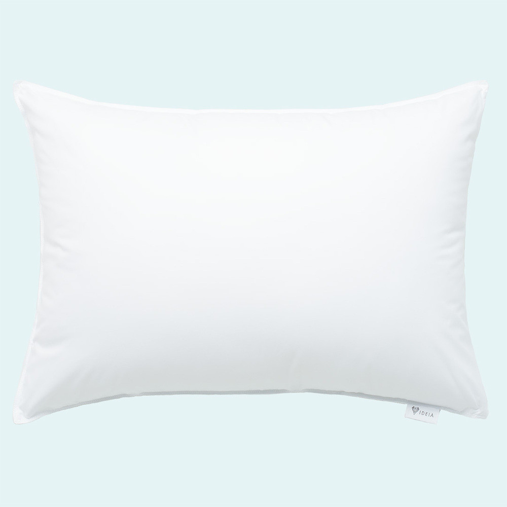 Подушка 70x70 см PREMIUM SOFT IDEIA штучний пух аналог лебединого пуху для готелів та дому біла, фото 1