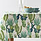 Скатертина 140х170 см з пляма і водовідштовхувальним просоченням IDEIA бавовна кактус зелена, фото 3