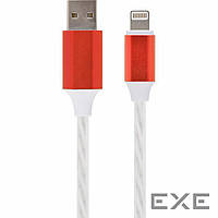 Дата кабель USB 2.0 AM to Lightning 1.0m 2A Cablexpert (CC-USB-8PLED-1M)