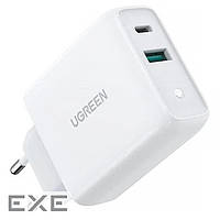 Зарядное устройство Ugreen CD170 36W USB + Type-C Charger (White) (60468)