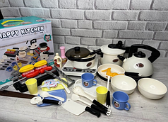 Ігровий дитячий набір 264 A для кухаря 40 предметів посуду зі звуковими та світловими ефектами (3+).