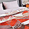 Плед покривало Kassandra євро 200x220 см IDEIA см терракот бавовна натуральне, фото 3