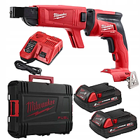 Акумуляторний шуруповерт для гіпсокартону Milwaukee M18 FUEL FSGC-202X (18 В, 2х5 А*год, 13 Н*м) (4933459199)