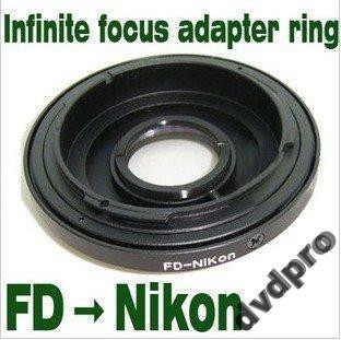 Адаптер Canon FD Nikon з нескінченністю +кришки - фото 1 - id-p2086892009