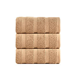 Рушник серветка махровий 30х50 Косичка беж