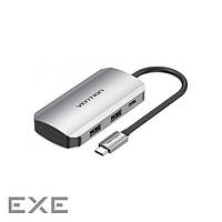 Порт-репликатор VENTION 5-in-1 USB-C to USB3.0x4/PD (TNBHB)