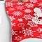 Скатертина 170х260 см новорічна святкова з пляма і водовідштовхувальним просоченням IDEIA бавовна червона, фото 5