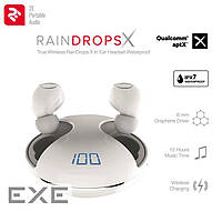 Навушники 2E RainDrops Х True Wireless Waterproof Mic White (2E-EBTWRDXWH)