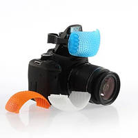 Рассеиватель цветной для встроенной вспышки Canon, Nikon, Petax