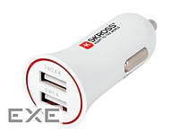 Автомобильное зарядное устройство на два USB порта - Dual USB Car Charger,количество п (2.900610-E)