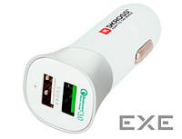 Автомобильное зарядное устройство на два USB порта - Dual USB Car Charger - Quick Charge (2.900615)