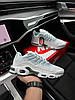 Чоловічі кросівки Nike Air Max Tn Plus White Olive Найк Аір Плюс білі текстиль демісезон, фото 9