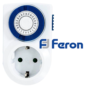 Розетка Feron TM50 з таймером механічна