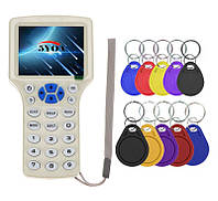 Дубликатор программатор ключей для домофона RFID NFC 1K Uid карт + ключи карты T5577 125KHZ 13.56MHZ
