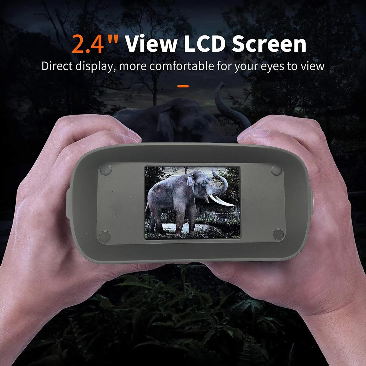 Бинокль Прибор ночного видения цифровой R18 до 300м, Зум 5Х съемка 1080p FHD фото и видео с картой памяти 8Gb - фото 3 - id-p2086892640