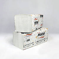 Рушники листові двошарові V-укладки (лист 23х25 см) Mildi, білі, 150 аркушів