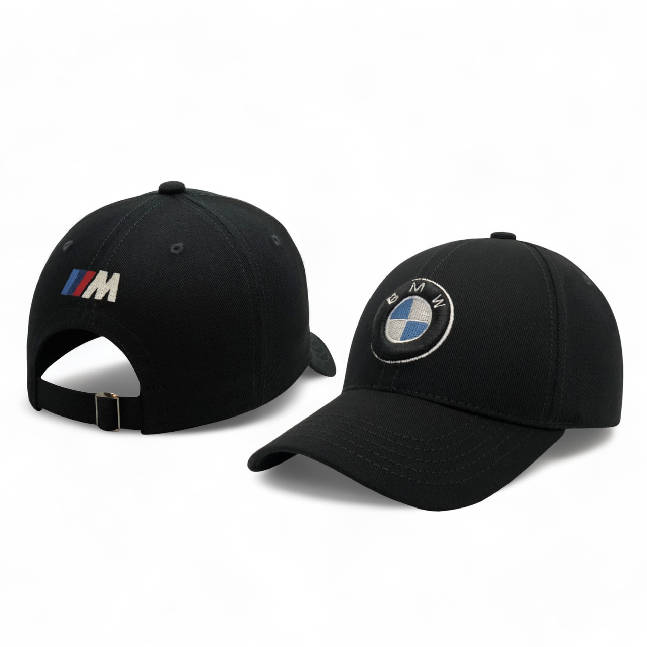 Кепка BMW на потилиці лого M | бейсболка Чорна | M (54-58) L (59-62)