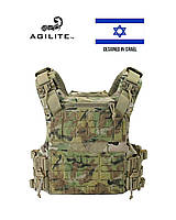 Плитоноска Agilite K19 Plate Carrier 3.0 Multicam, тактична плитоноска зі швидким скиданням мультикам кордура