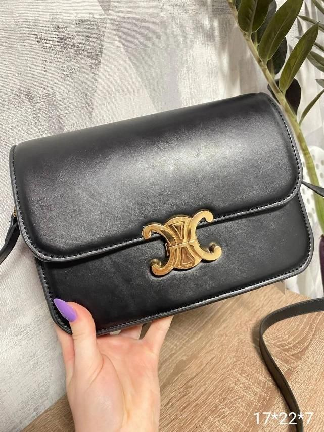 Жіноча сумка Celine, чорна, 23*18*8 см, 931378-1