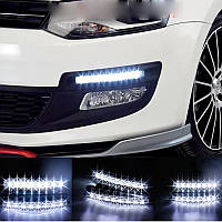 Дневные Ходовые Огни ДХО DRL 12V 8 LED диодов