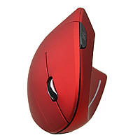 Миша вертикальна бездротова оптична Rowell V7 Red (3_04391)
